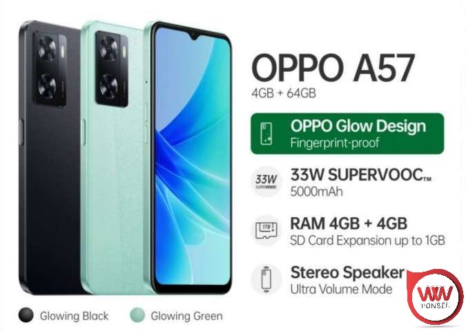 Hp Oppo A57 Ram 4GB Internal 64GB Garansi Resmi Harga  2,099,000 Ringgit*Penghantaran Percuma