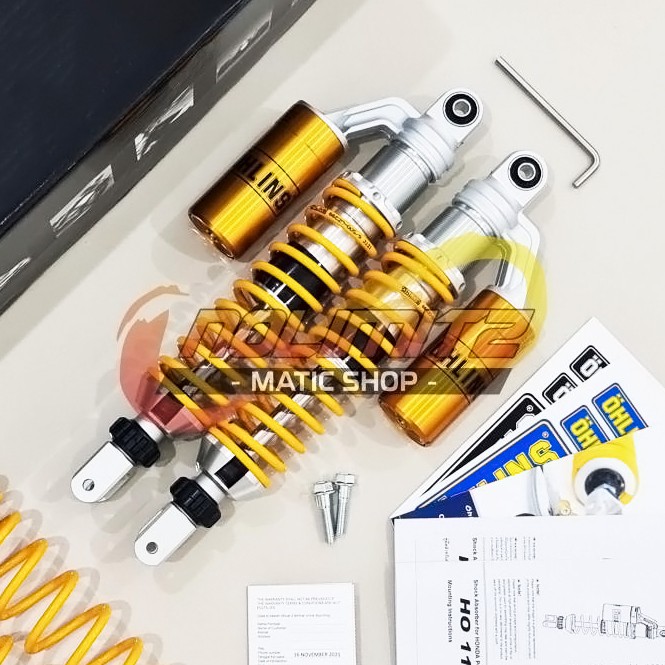 Shock Shockbreaker OHLINS HO 112 371mm OFFICIAL Honda PCX 160 Harga 8,894,000 rupiah*Gratis Ongkir