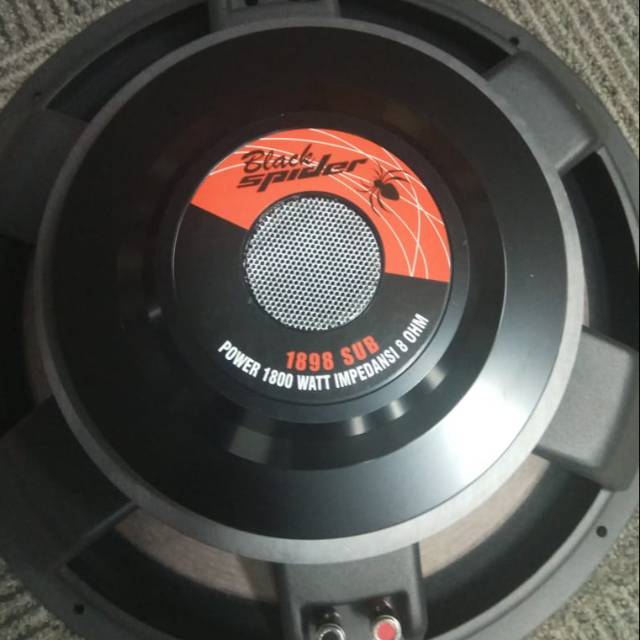 speaker subwoofer black spider 18 inch