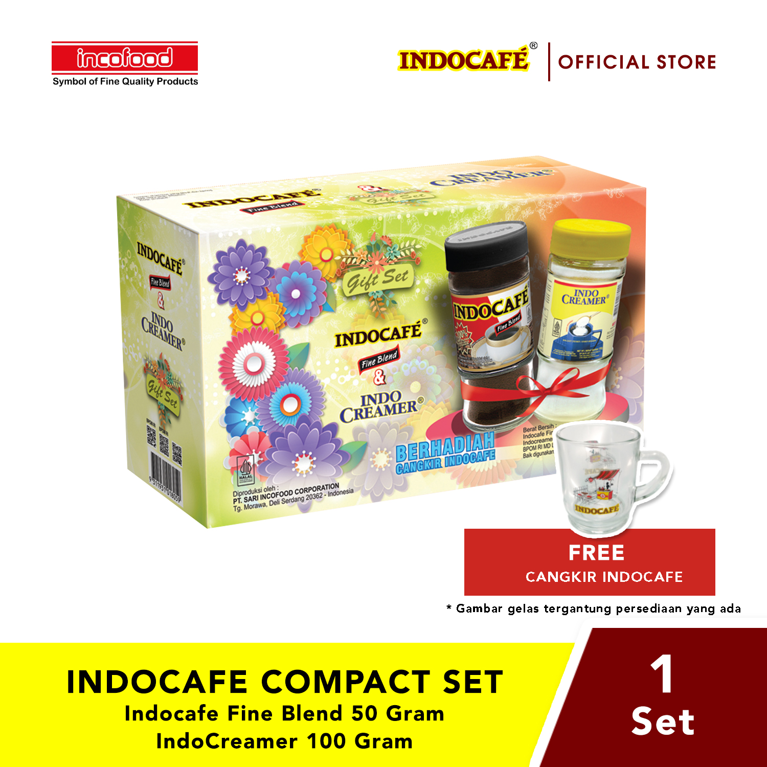 Indocafe Gift Set (150g) Prize: Cup