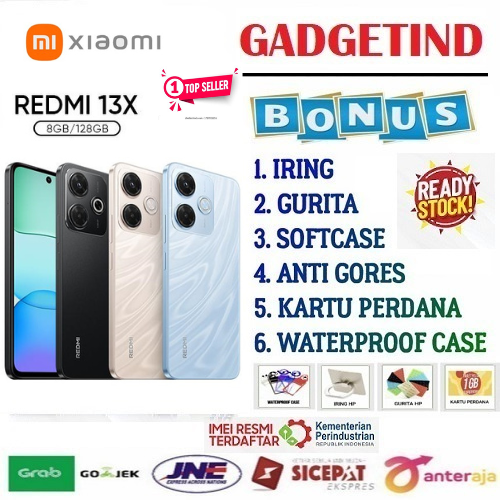 Sale Xiaomi Redmi 13X (8G/128Gb) (8G/256Gb) | 108 Mp Camera with Automatic Glow-Up | 5030Mah 33W | Nfc Harga  1,385,000 Ringgit*Penghantaran Percuma