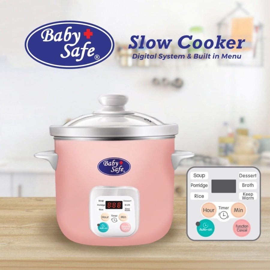 Baby Safe LB06D Slow Cooker 1.5L alat pengolah makanan bayi