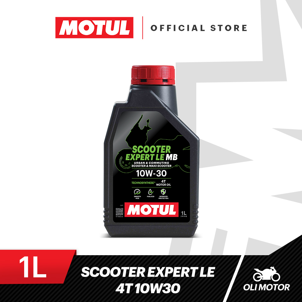Motul Scooter Expert Le 4t 10W30 1L Motorcycle Oil Harga 108,101 rupiah*Gratis Ongkir