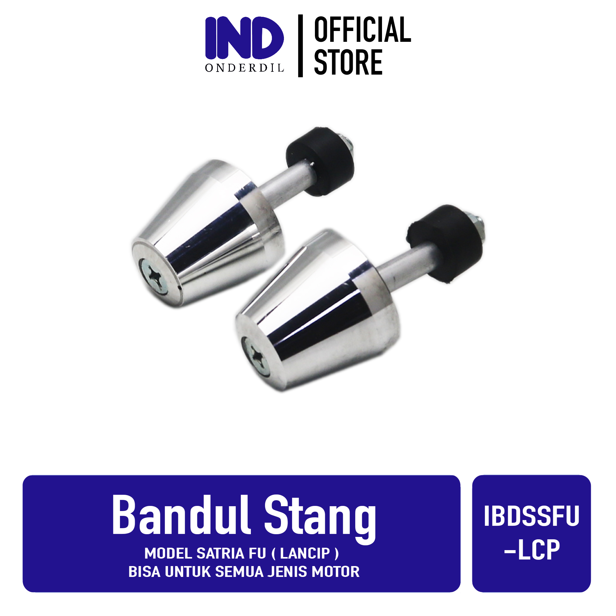 Bandul-Jalu Stang-Setang Lancip Model Satria FU Bisa Untuk Semua Jenis Motor-Universal Giá 92,100 Đồng*Miễn phí vận chuyển