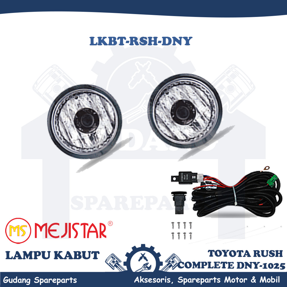 DNY Toyota Rush complete DNY-1025 fog lamp Harga 840,000 rupiah*Gratis Ongkir