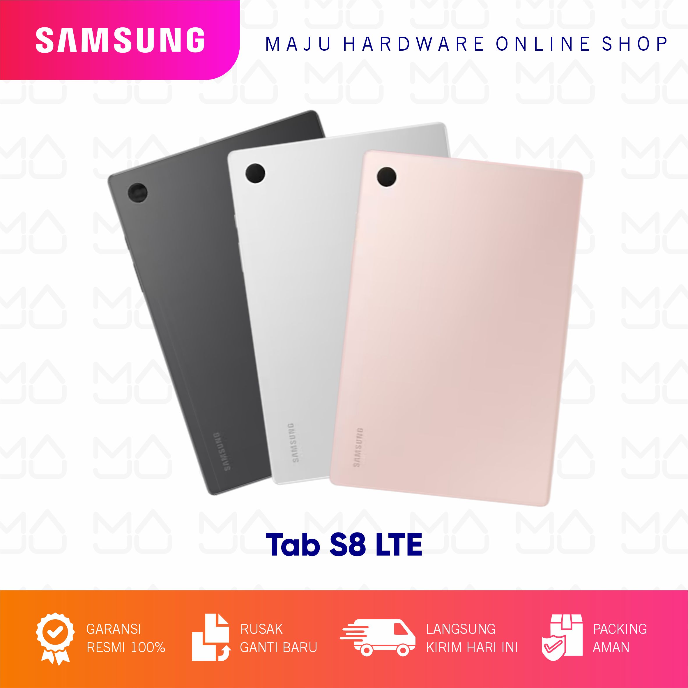 Samsung Galaxy Tab S8 LTE 8GB 128GB X706 Garansi Resmi Harga  12,186,000 Ringgit*Penghantaran Percuma