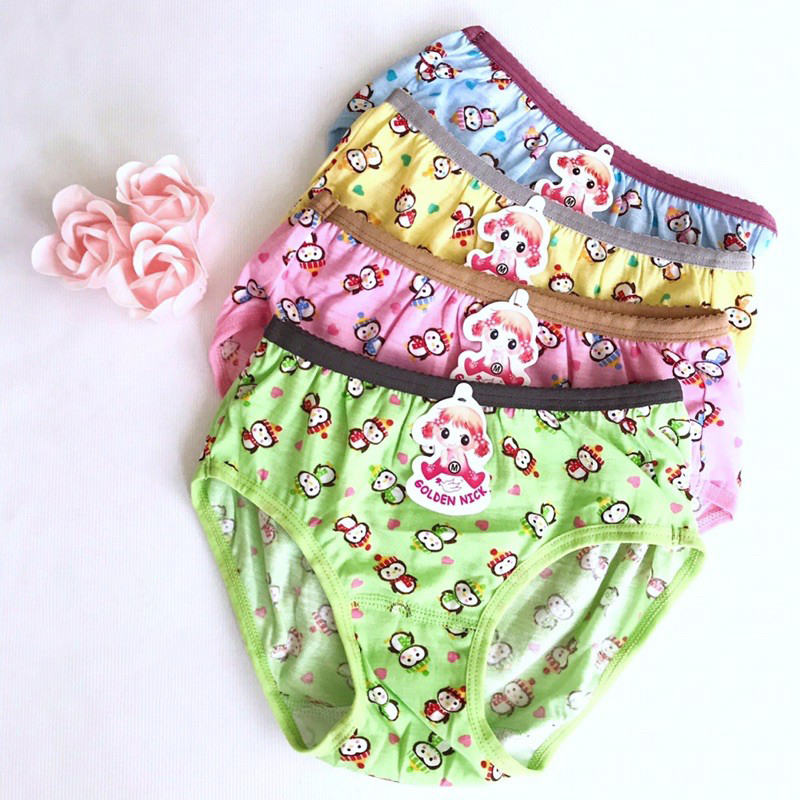 Pcs CD Golden Nick Celana Dalam Anak Perempuan Random Motif
