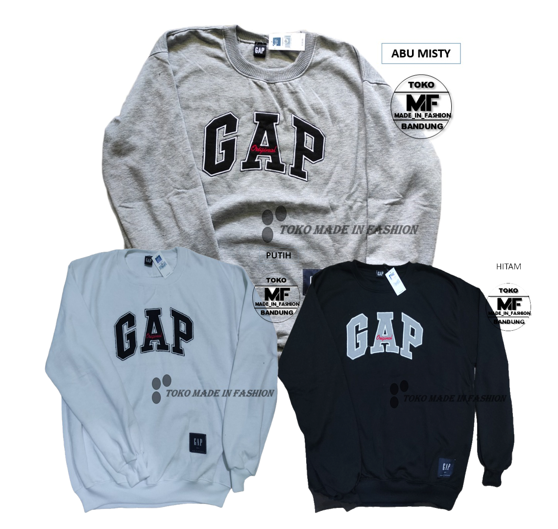 Sweater Crewneck GAP untuk Pria dan Wanita Size M L XL XXL | Lazada  Indonesia