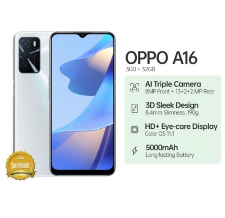 Oppo A16 Ram 4/64 Gb Promo Price Giá 1,450,000 Đồng*Miễn phí vận chuyển