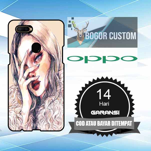 Juragan custom Fashion Printing Case Handphone Oppo a7 - 12