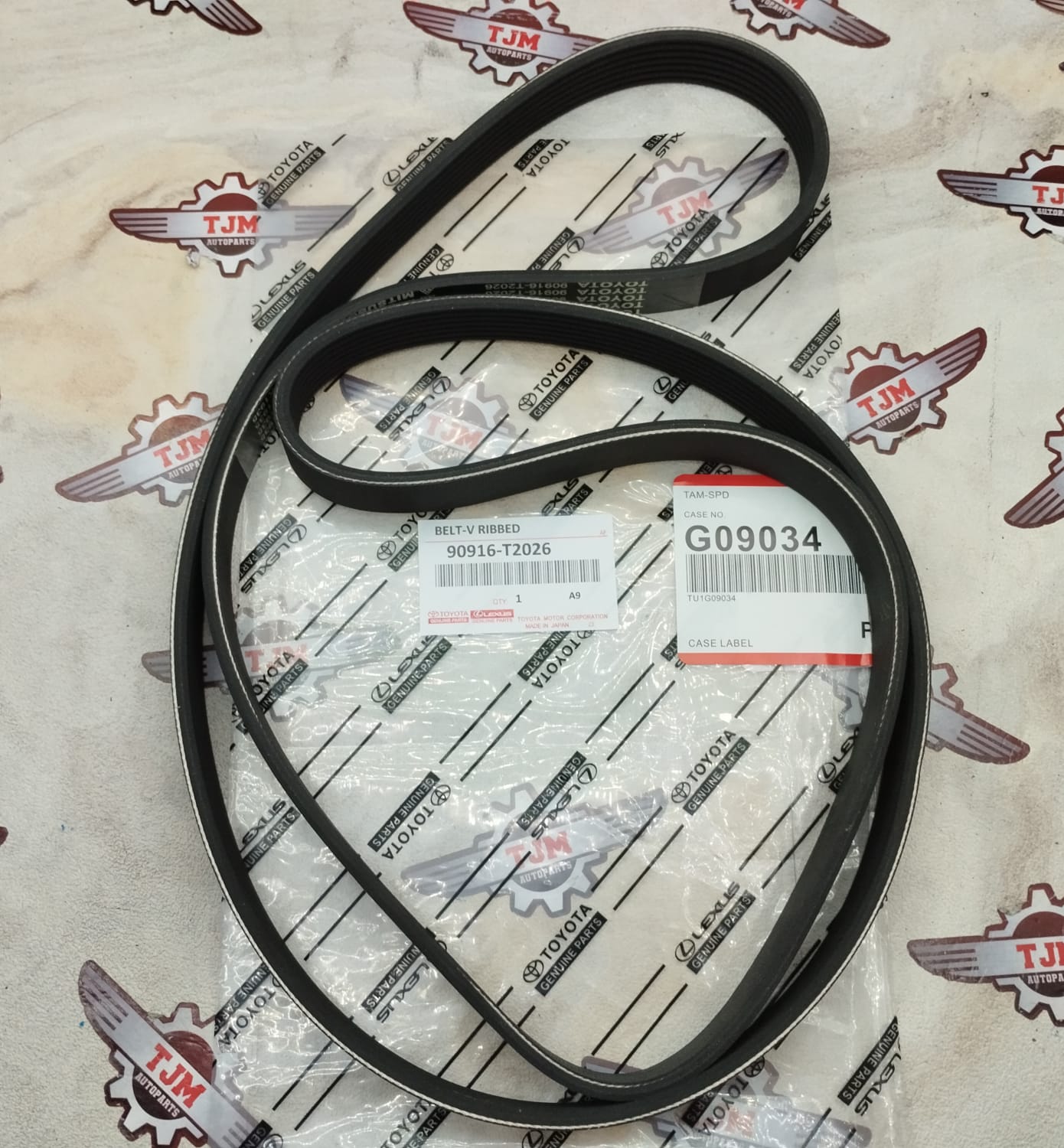 Tali Kipas Fanbelt Vanbelt Camry Alphard 2.4CC Harga 125,000 rupiah*Gratis Ongkir