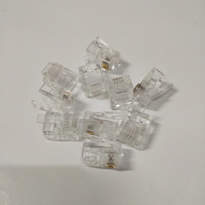 harga 1 pcs Connector konektor Rj 11 RG 11 telepon Harga  9,000 Ringgit*Penghantaran Percuma