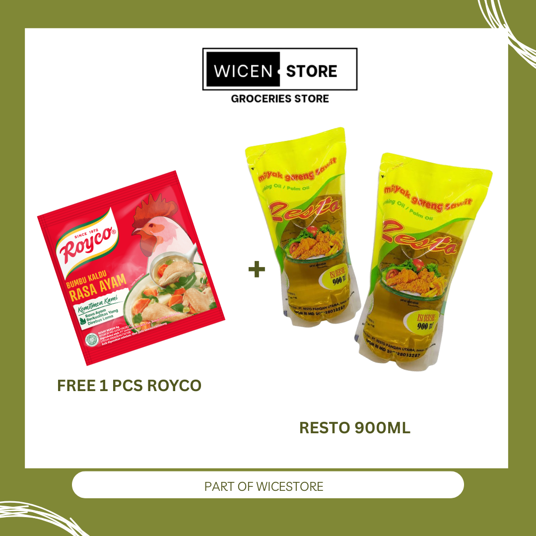 Royco Flavoring + Resto 900ml Choose Variant - Wicen Harga  113,999 rupiah*Gratis Ongkir