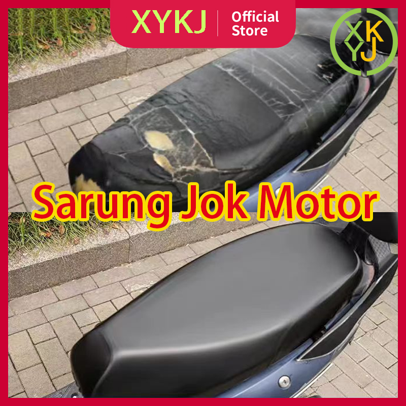 Sarung Jok Motor Premium Cover Pelindung Tempat Duduk Universal Tahan Hujan Anti Kotoran-Panas Elastis Tinggi Sarung Jok Motor Variasi Harga 36,599 rupiah*Gratis Ongkir