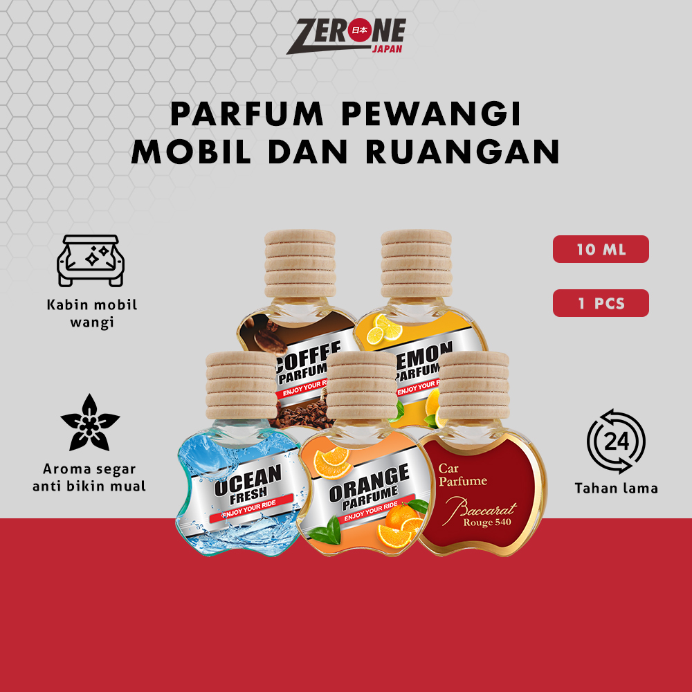 Zerone Parfum Mobil Aroma Kopi Baccarat Lomon Orange Ocean Pewangi Mobil Harga 39,000 rupiah*Gratis Ongkir