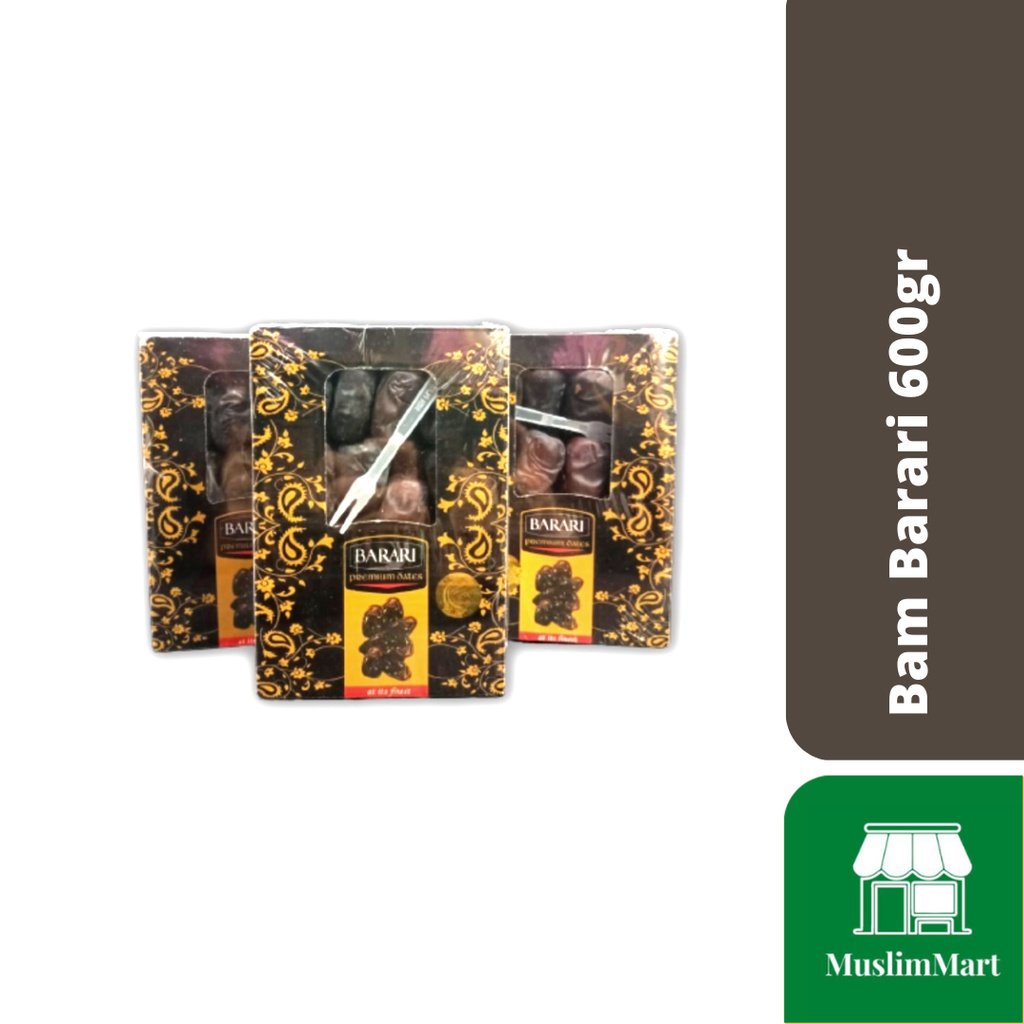 Kurma Bam Barari Premium Dates Hologram Original 600gr / Kurma Anggur / Kurma Bam / Kurma Nabi / Bam B…