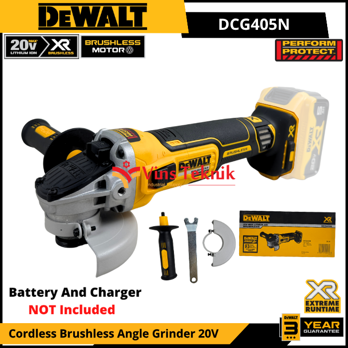 Mesin Gerinda Baterai Dewalt 18v Brushless Grinder Promo Dewalt