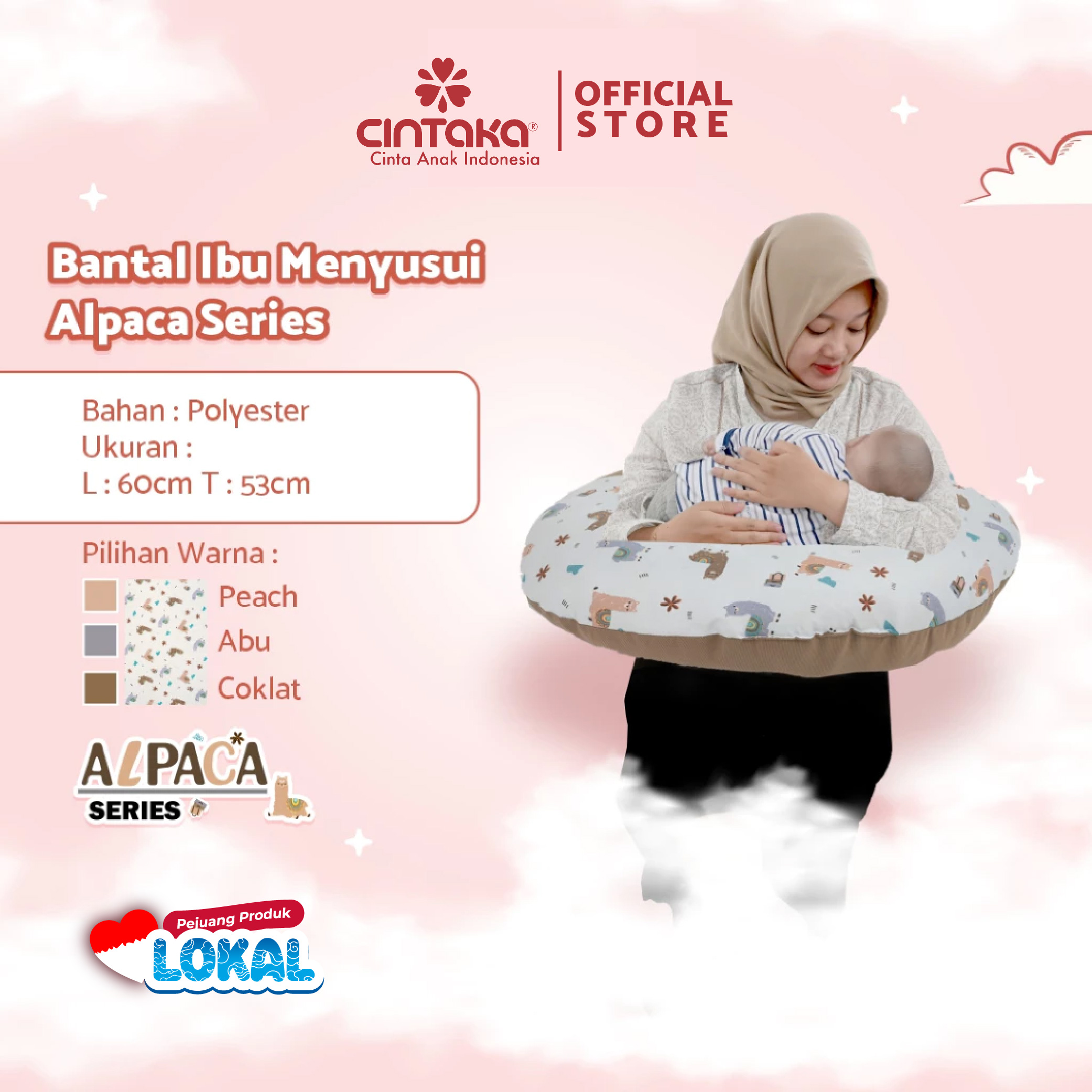 Cintaka Alpaca Series Nursing Pillow for Mothers