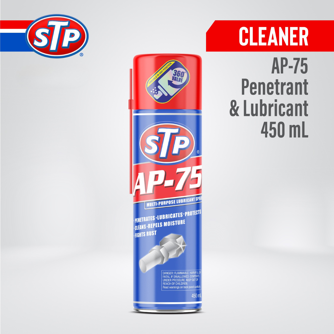 Rust and corrosion cleaning lubricant for car motorcycle bike AP-75 450 ml Harga 59,885 rupiah*Gratis Ongkir