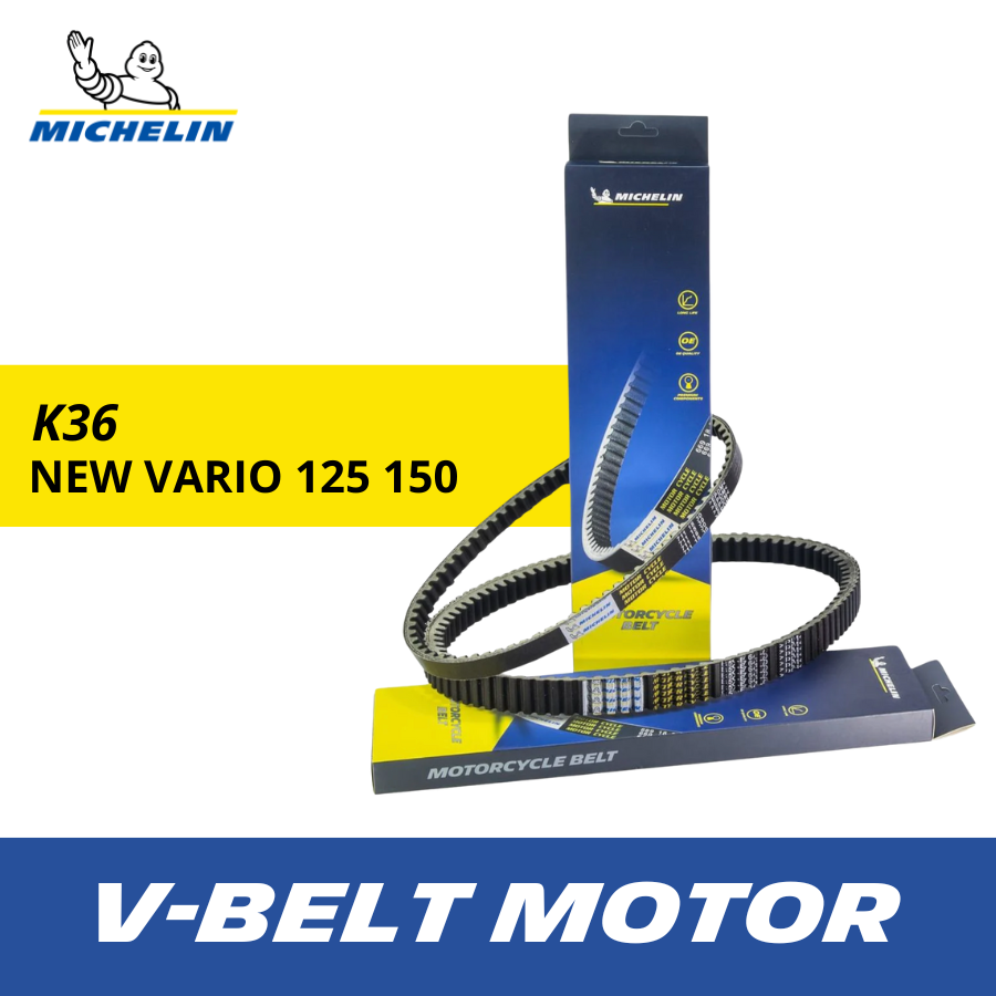 Michelin Vanbelt Motor - V Belt Motor Honda New Vario 125 150 K36 Harga 166,144 rupiah*Gratis Ongkir