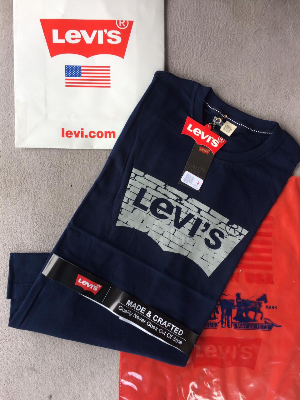 KAOS LEVIS LENGAN PENDEK PRIA TERLARIS 