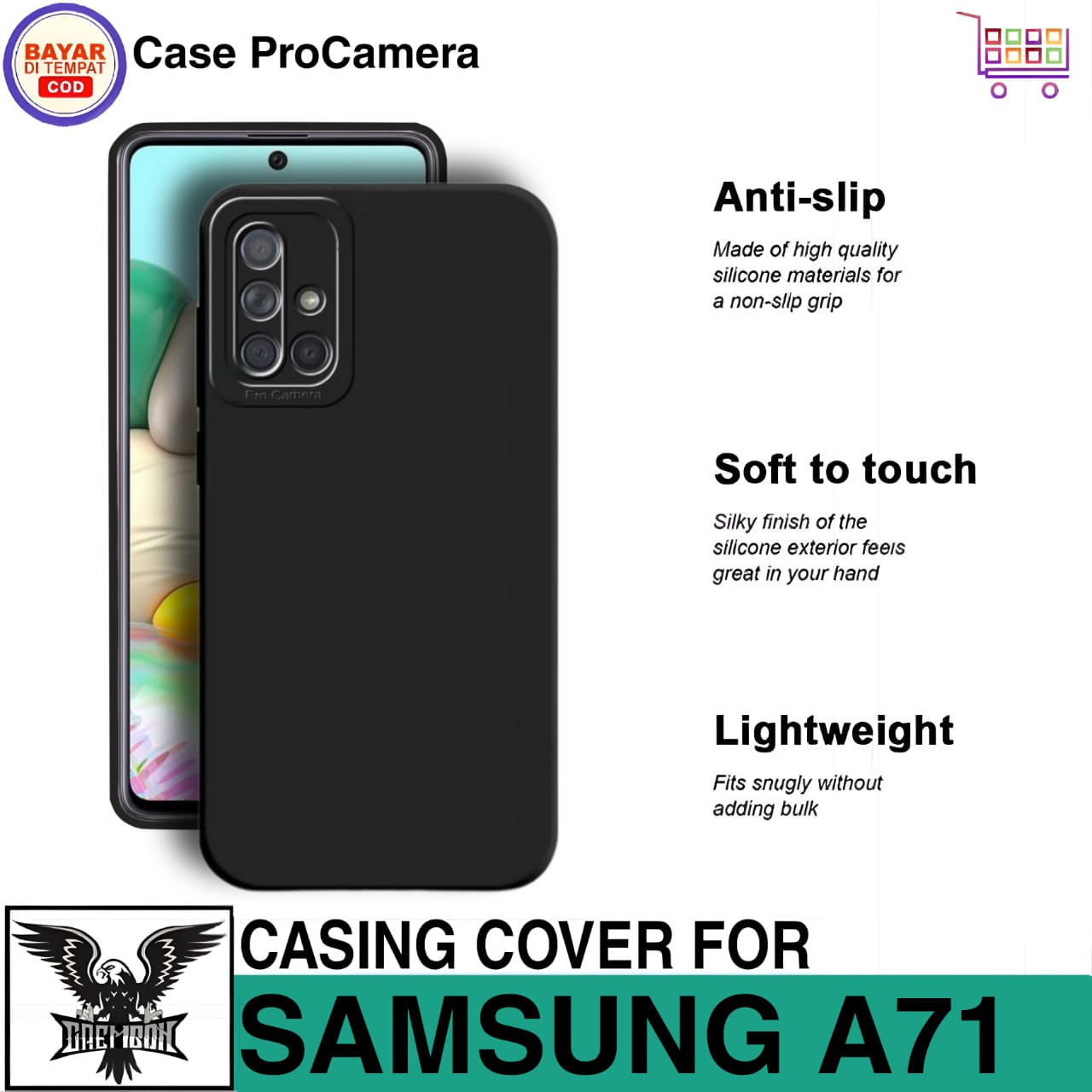 PROMO SOFT CASE SAMSUNG GALAXY A71 CASE LIQUID SILICONE CASING