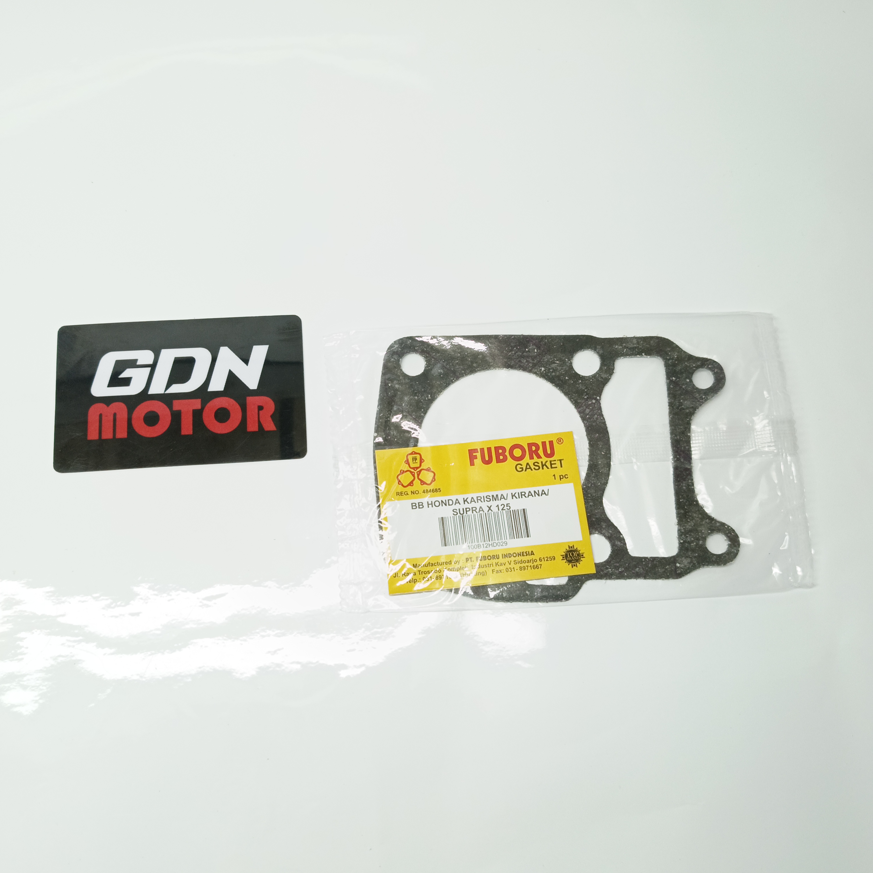 PAKING BORING KARISMA / KIRANA / SUPRA X125 FUBORU GASKET Harga 6,000 rupiah*Gratis Ongkir