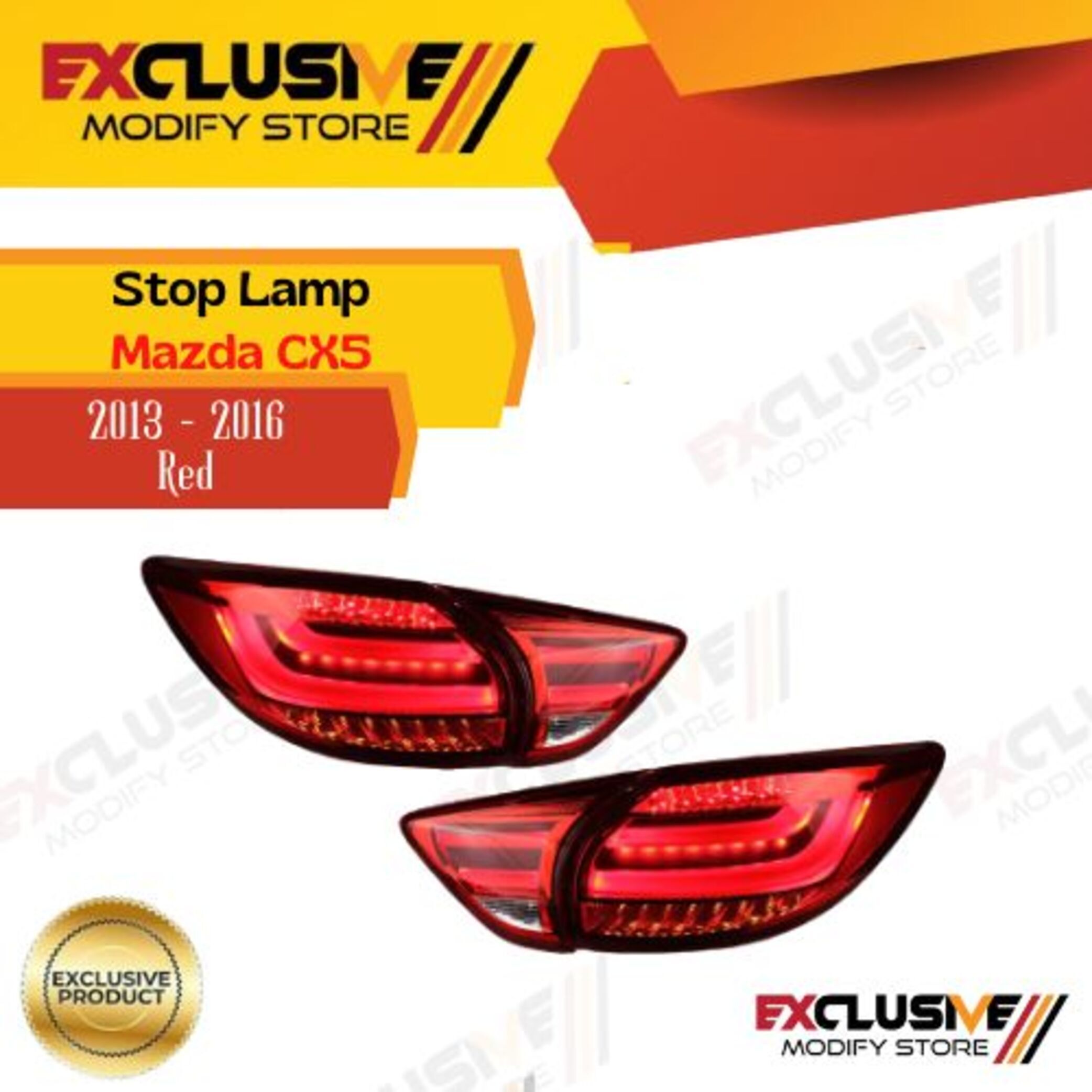 Stop Lamp/rear lamp Mazda CX-5 2013 - 2016 Red Harga 4,250,000 rupiah*Gratis Ongkir