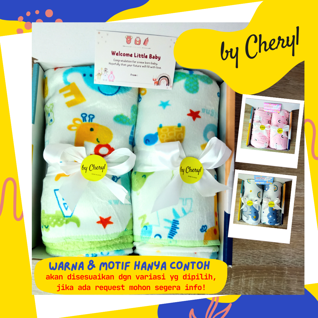 Limited edition hampers Baby TWINS/Kado bayi kembar/Kado isi 2 Selimut