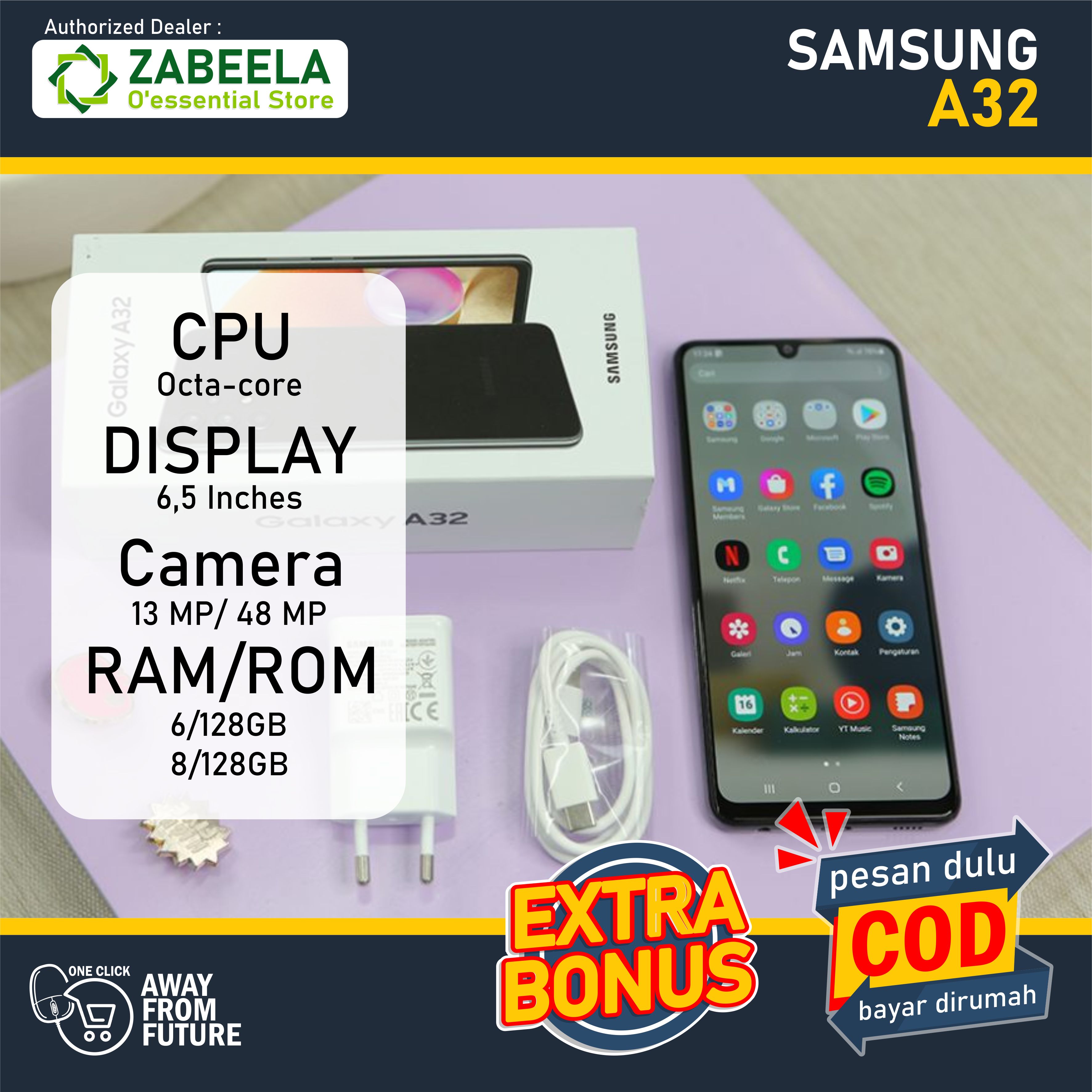 Samsung Galaxy A32 8/128 [Ram 8gb Rom 128] Garansi Resmi Harga  3,699,000 Ringgit*Penghantaran Percuma