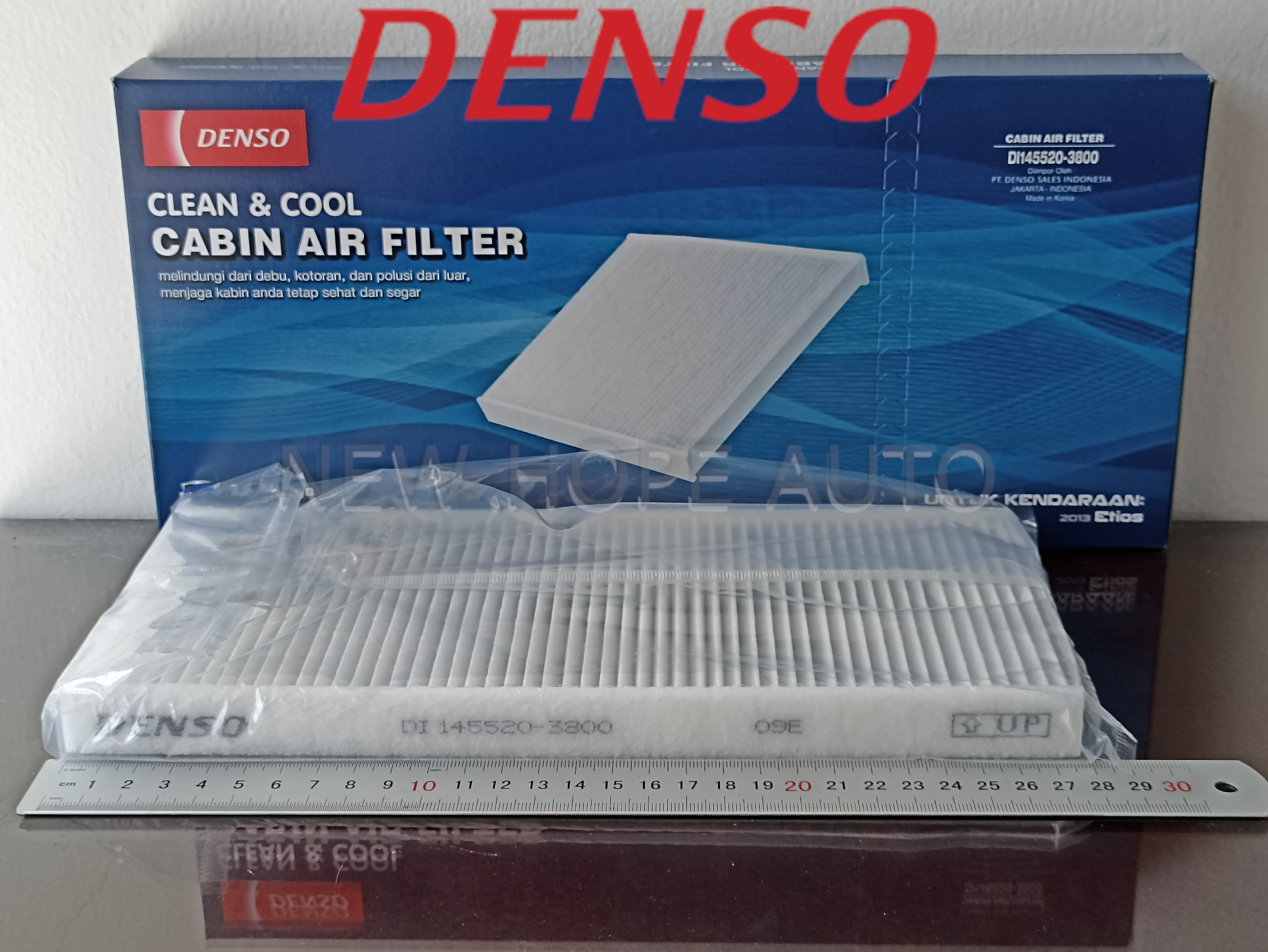 Saringan Kabin DENSO 5940 AC Cabin Air Filter Udara Toyota Etios Valco Harga 59,000 Ringgit*Penghantaran Percuma