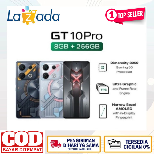 Infinix GT 10 pro 8/256 like new (extended 8GB) gaming 5G processor Giá 2,870,000 Đồng*Miễn phí vận chuyển