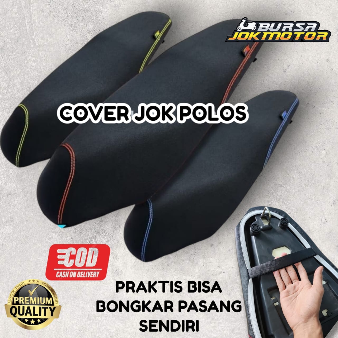 Vario Motorcycle Seat Cover / Vario 110 125 150 160 Motorcycle Seat Cover Harga 47,259 rupiah*Gratis Ongkir