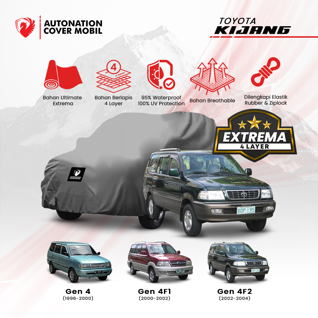 Autonation Garage - Cover Mobil Toyota Kijang Extrema 4 Layer Giá 1,112,000 Đồng*Miễn phí vận chuyển