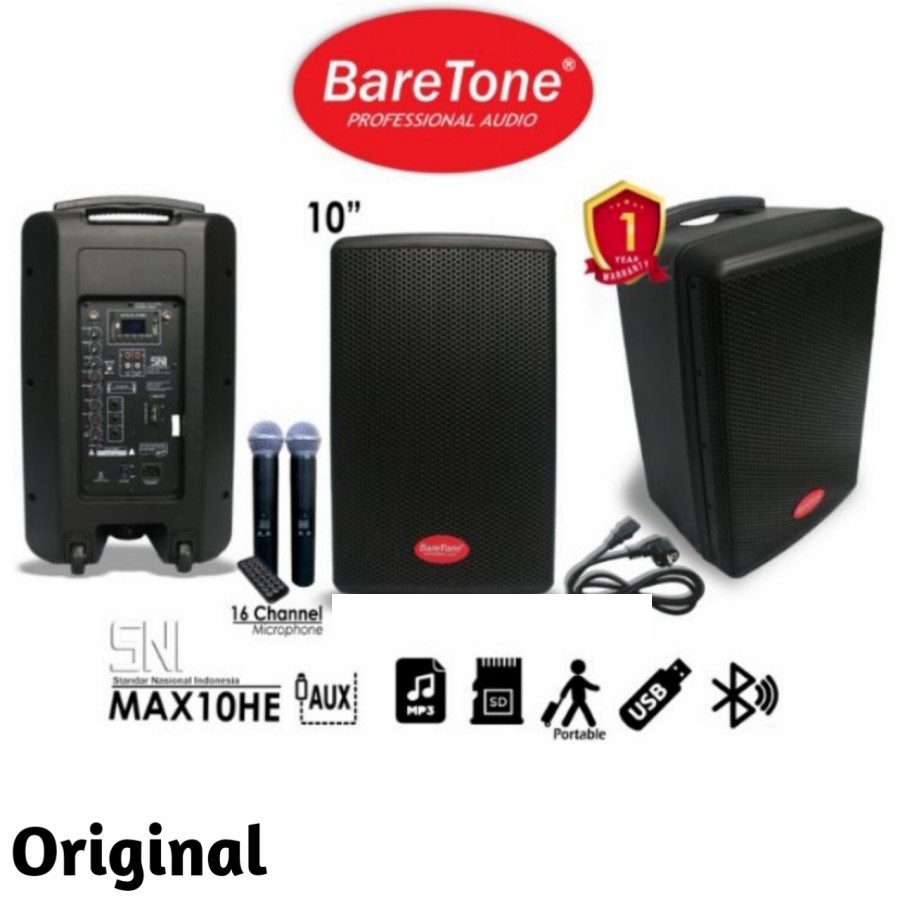 speaker baretone 10 inch