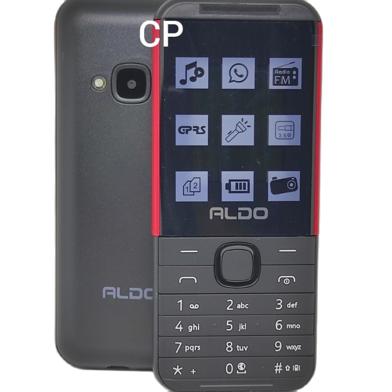 Aldo T22 - Layar 1.8 INCH - Dual Sim - Camera - Mp3 - Radio FM - Original - Garansi Resmi