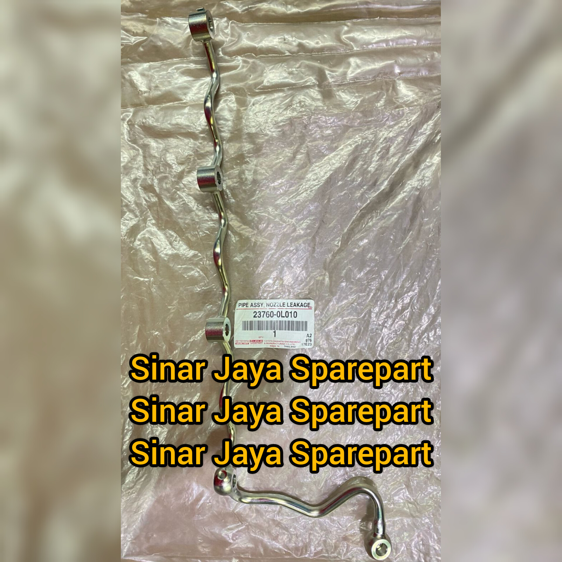 Pipe nozzle or worm nozzle Hilux Vigo 3.0cc 2.5cc Fortuner 3.0cc 2.5cc Innova 2.5cc Hiace Commuter 2.5cc original 2360-0l010 Harga 975,000 rupiah*Gratis Ongkir