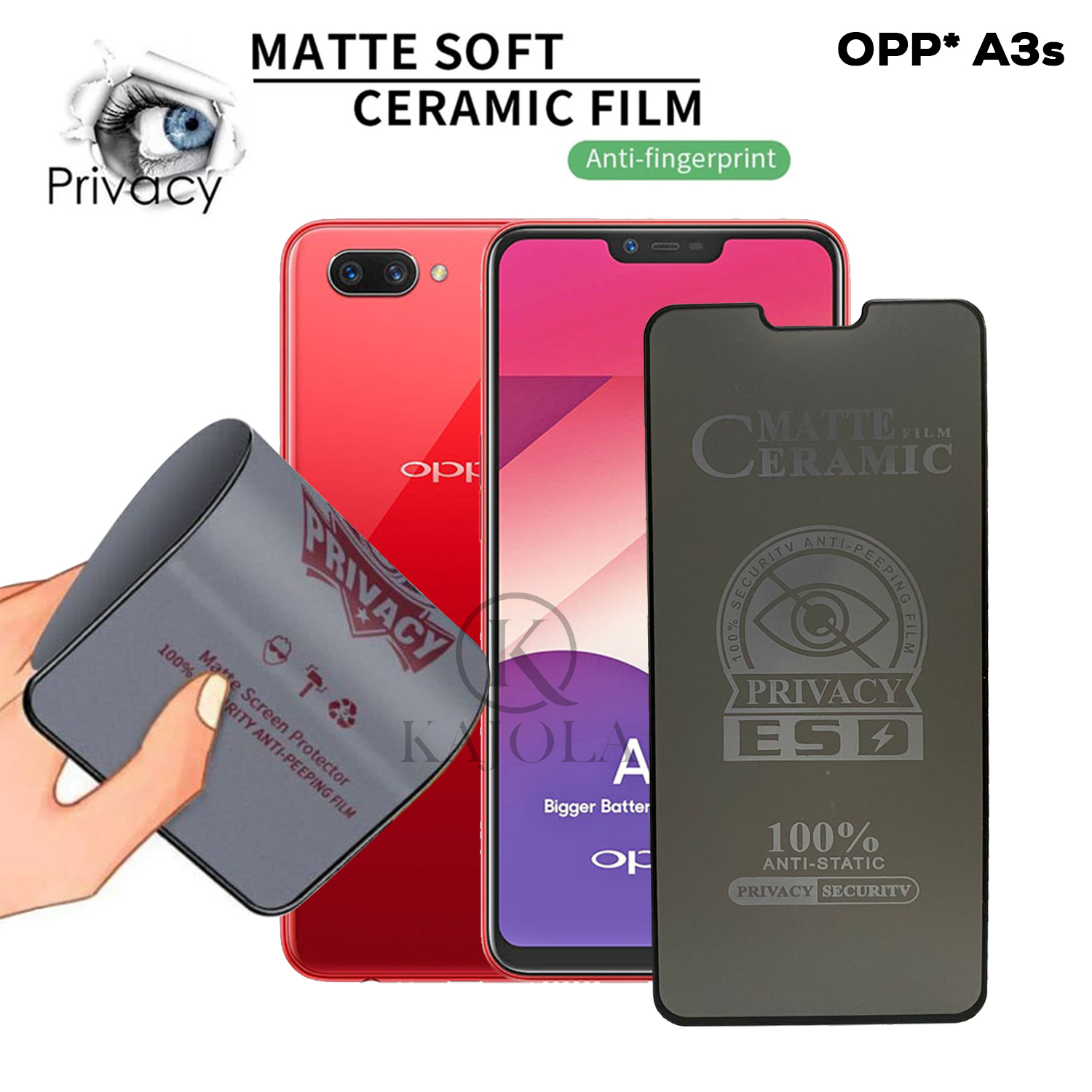 Tempered Glass Belakang Oppo A3S Jual Tempered Glass Belakang