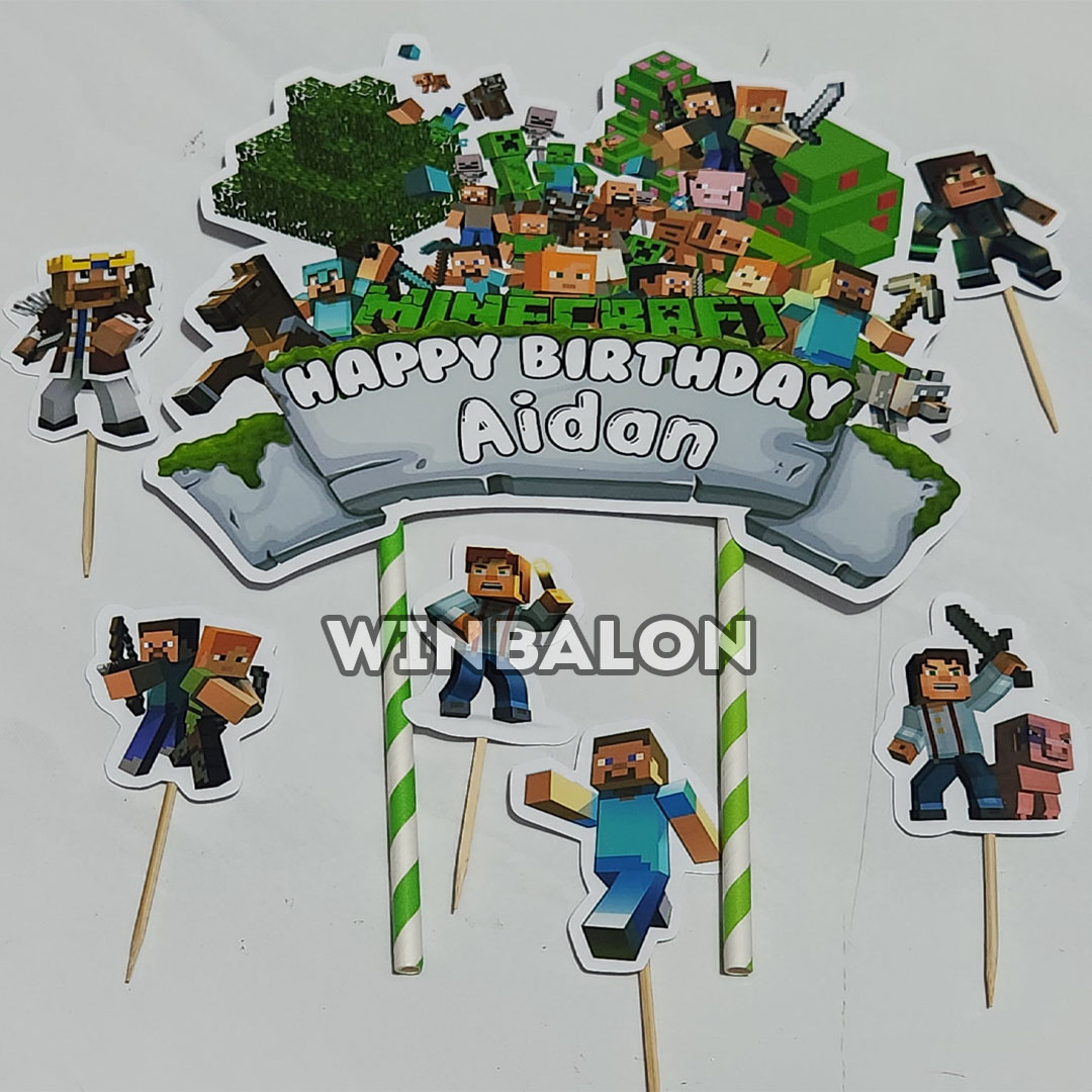 Bolo minecraft🧩 Top  Kue minecraft, Kue tart, Kue ulang tahun