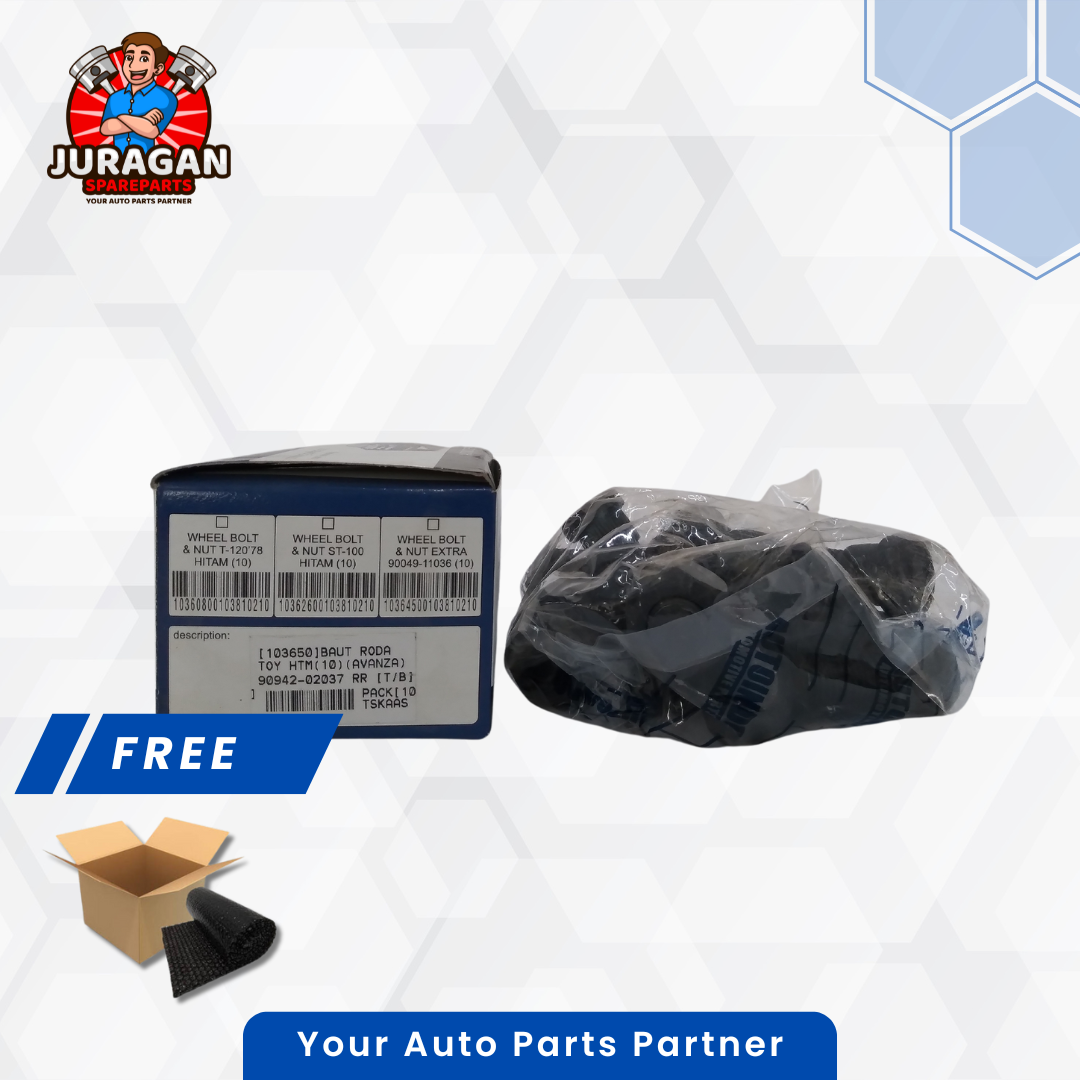 Baut Roda Toyota Kijang Htm 90942-02037 Belakang Harga 5,800 rupiah*Gratis Ongkir