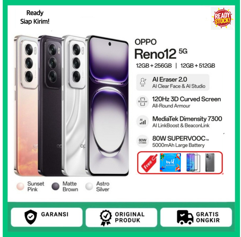 Oppo Reno 12 5g Ram 12/256Gb | Oppo Reno12 5g Ram 12/512Gb Dimensity 7300 Energy - Warranty Giá 4,400,000 Đồng*Miễn phí vận chuyển