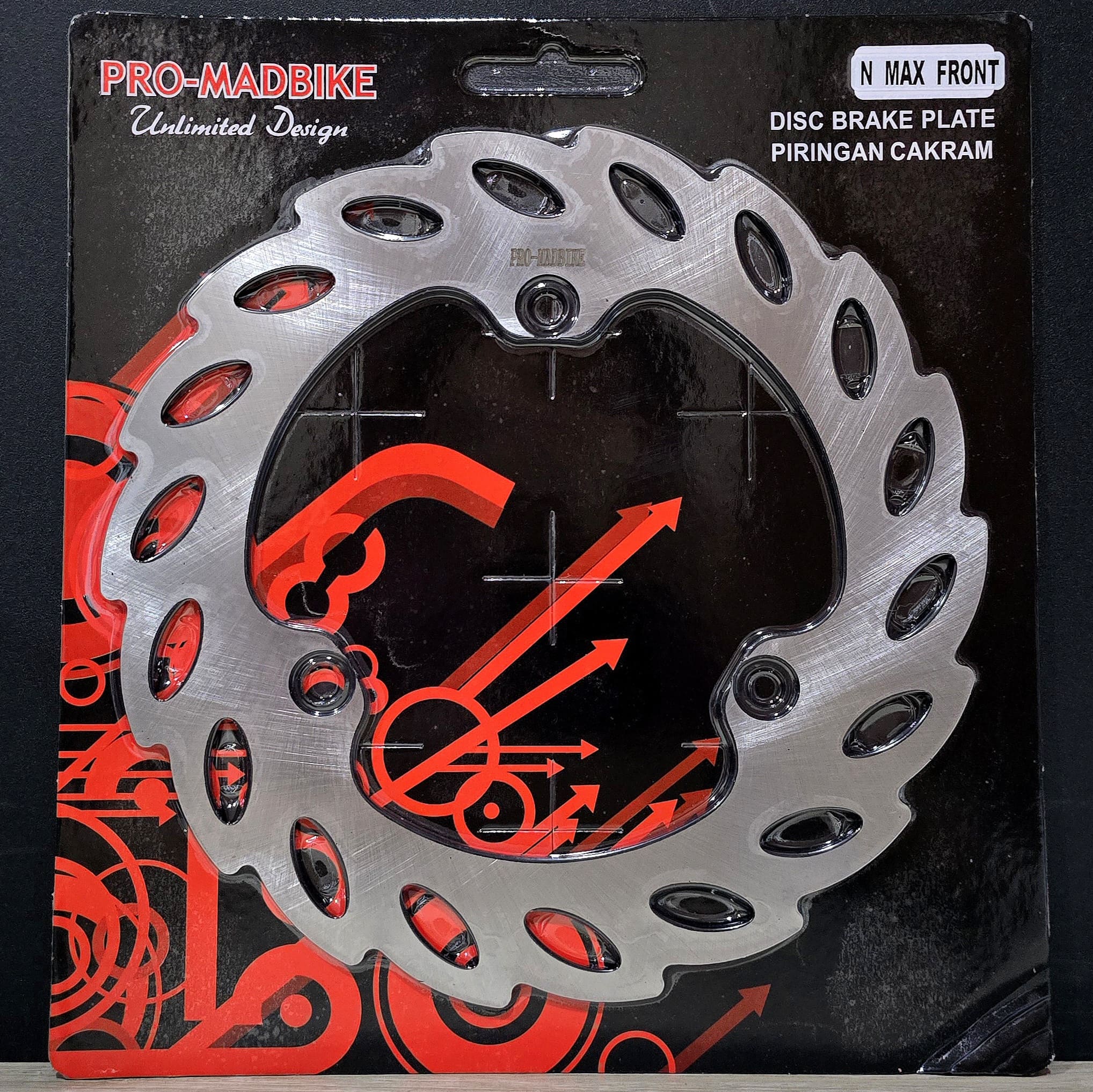 Nmax Disc Plate Front Rear Standard Pro Madbike Nmax Aerox Lexi 230mm Bolt Hole 3 Harga 64,350 rupiah*Gratis Ongkir