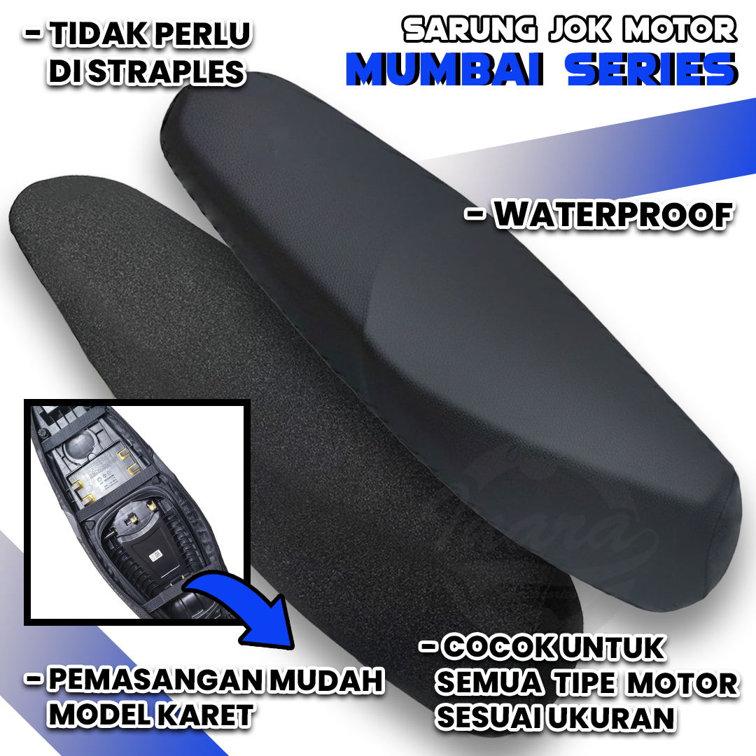 Cheapest motorcycle seat cover/cover universal Mumbai style premium materials motorcycle beat Vario scopy Mio supra charisma Harga 21,900 rupiah*Gratis Ongkir