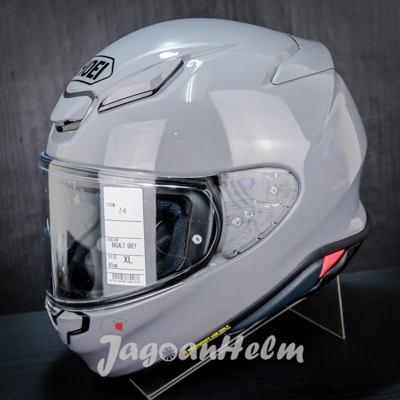 SHOEI HELM Z8 SOLID | BASALT GREY | Z-8 SINGLE VISOR SNI Harga 10,560,000 rupiah*Gratis Ongkir