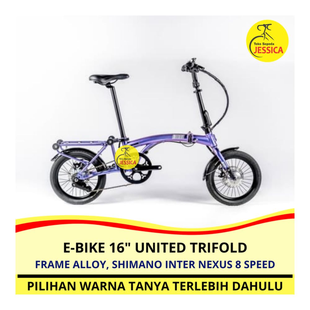 united e bike tri fold