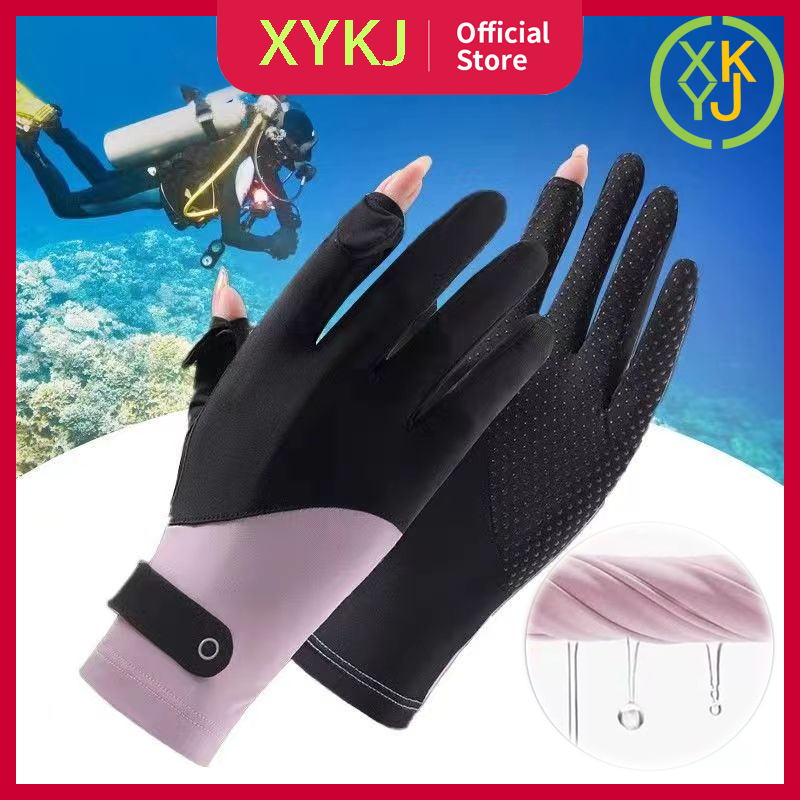 XYKJ Sarung Tangan Motor Cewek Anti Uv Bahan Premium Ice Silk Gloves Tipis gak Panas Anti Slip Untuk Wanita Cwe Harga 49,599 Ringgit*Penghantaran Percuma