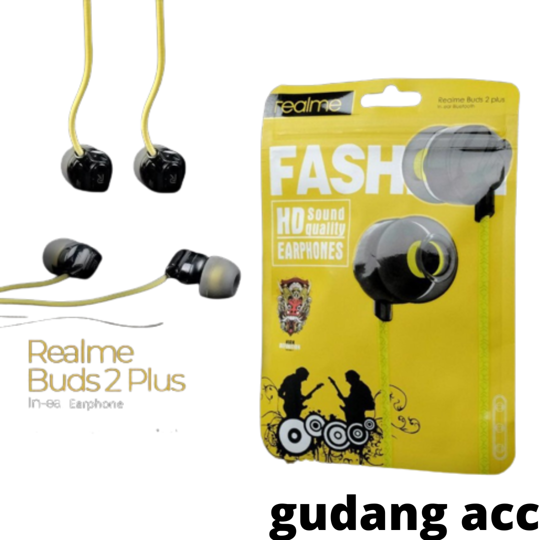 MURAH Headset Realme Buds 2 Plus In ear Hadsfree Stereo HD Sound