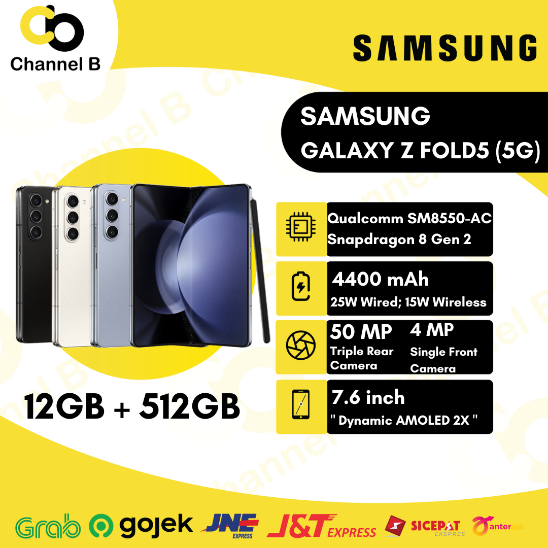 Samsung Galaxy Z Fold5 (5G) - Smartphone [ Ram 12GB / Rom 512GB ] - Garansi Resmi Harga  24,799,000 Ringgit*Penghantaran Percuma