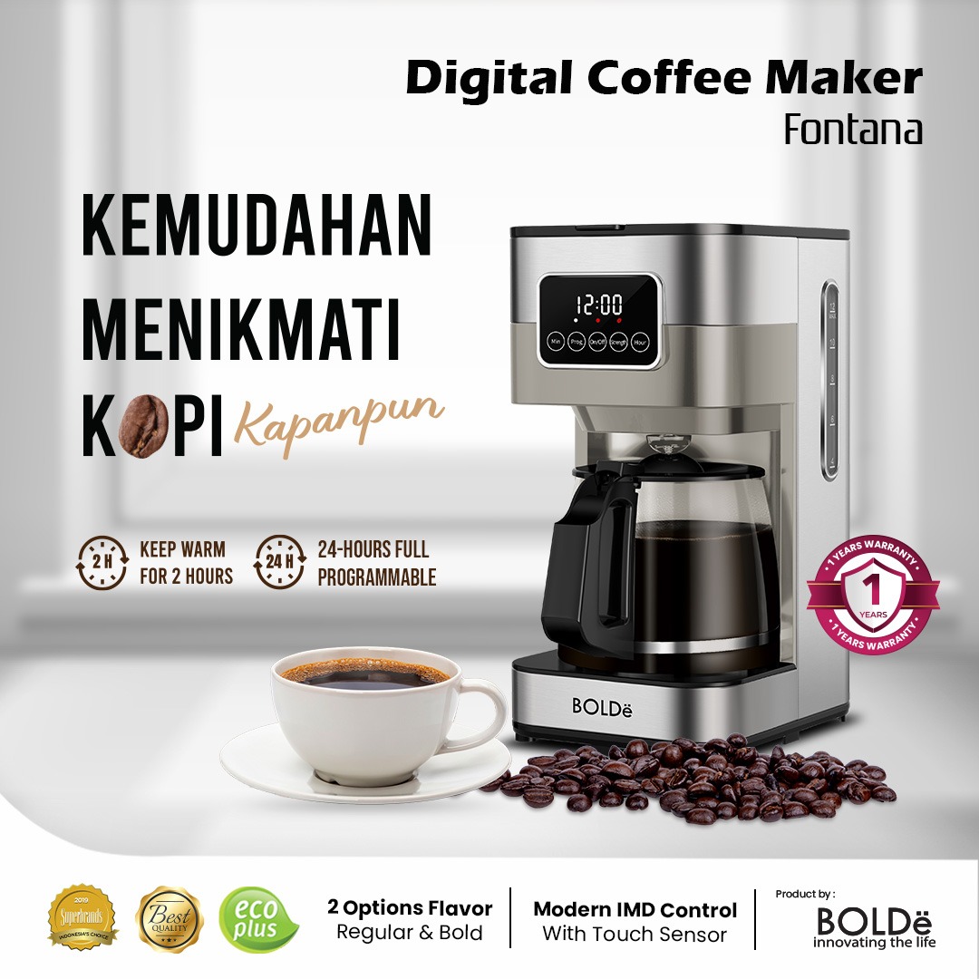 BOLDe Digital Coffee Maker Fontana (Coffee Machine)