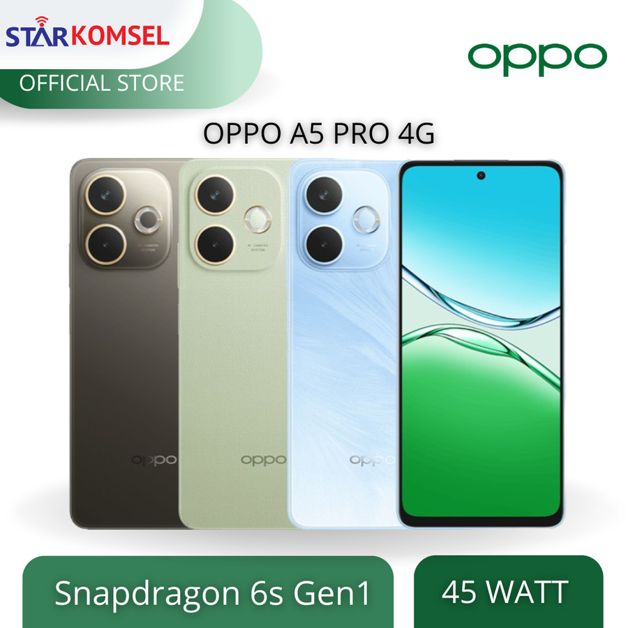 HP OPPO A5 PRO 4G 8/128 | 8/256 GARANSI RESMI OPPO EXTENDED RAM 16GB Giá 3,099,000 Đồng*Miễn phí vận chuyển